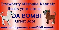 Strawberry Milkshake Kennelz award