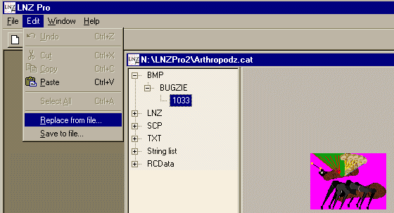changing the bitmap