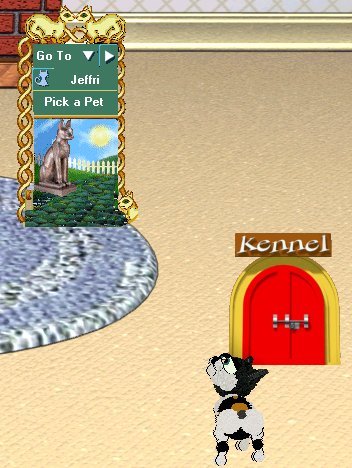 a proper kennel door